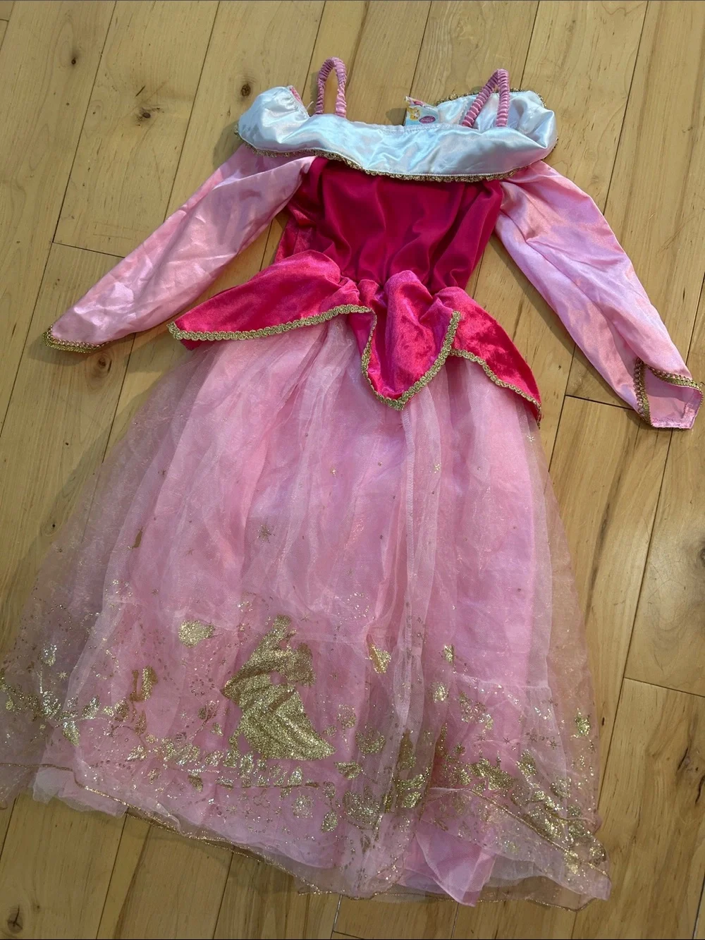 Disney Store Aurora Sleeping Beauty Costume 7/8Y